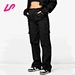 high waisted black cargo pants